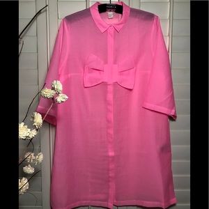 🌸🌺HM- Ribbon 🎀 Neon Pink Dress // Shirts 🌸🌺